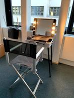 Make Up Tafel en klapstoel, Tout le visage, Comme neuf, Enlèvement, Accessoires