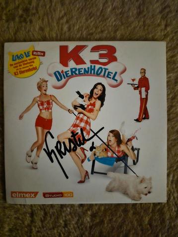 K3 cd single met originele handtekening van Kristel, Enlèvement ou Envoi, Comme neuf