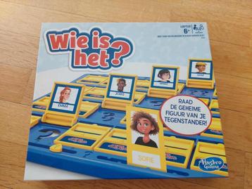 Gezelschapsspel "Wie is het" beschikbaar voor biedingen