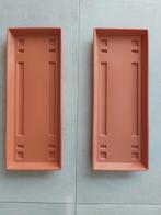 2 Geli schoteltjes voor plantenbakken, Tuin en Terras, Bloempotten, Kunststof, Nieuw, Ophalen of Verzenden, Minder dan 40 cm