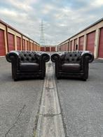 Chesterfield stoelen 2x - GRATIS verzending, Huis en Inrichting, Zo goed als nieuw, 75 tot 100 cm