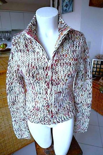 chic bijzonder kleurrijk dik sweater gillet pull beschikbaar voor biedingen