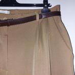 Bruine broek met rechte pijpen, Ophalen, Bruin, Maat 46/48 (XL) of groter, Lang