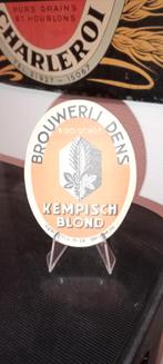 Brasserie bière étiquette Kempich blond, Enlèvement ou Envoi, Comme neuf, Panneau, Plaque ou Plaquette publicitaire, Autres marques