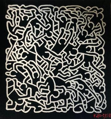 Keith Haring : tapis numéroté 1/25