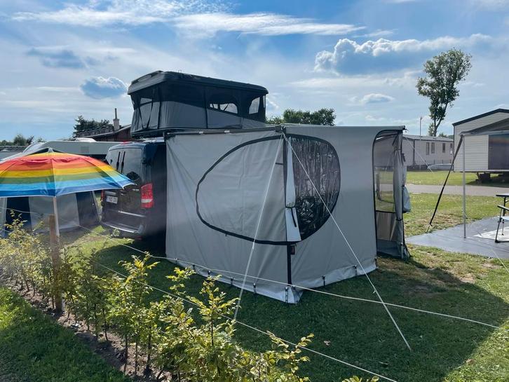 James Barroud Zijtent en luifel, Caravans en Kamperen, Tenten, Zo goed als nieuw, Ophalen