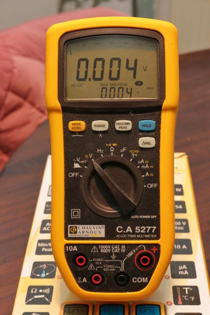 Multimètre Chauvin Arnoux C.A 5277, Bricolage & Construction, Instruments de mesure, Utilisé, Lumière, Enlèvement