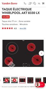 Taque vitrocéramique 77cm Whirlpool Encore emballée, Enlèvement