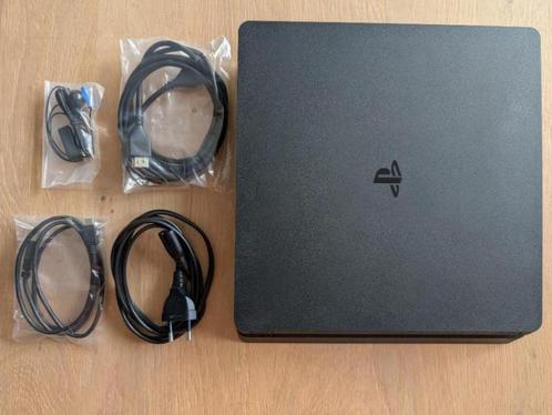 Ps4 slim 1tb+3controllers en games, Games en Spelcomputers, Spelcomputers | Sony PlayStation 4, Zo goed als nieuw, Slim, Ophalen of Verzenden