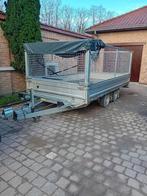 Saris 4 x 2 meter 2700kg geremd met oprijrampen, Auto diversen, Ophalen, Zo goed als nieuw