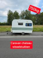 Caravan 750kg Château wisselstukken raam deur chassis enz, Caravans en Kamperen