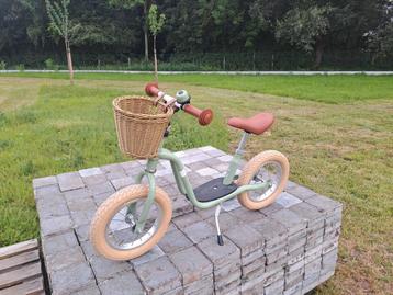 Loopfiets Puky retro groen met mandje beschikbaar voor biedingen