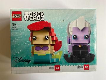 LEGO BrickHeadz 41623 : Disney : Ursula (65 ans) et Ariel (6, Enlèvement ou Envoi, Neuf, Ensemble complet, Lego