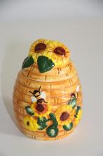 Honingpotje met zonnebloemen, Huis en Inrichting, Keuken | Servies, Ophalen of Verzenden, Gebruikt, Schaal of Schalen