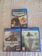 ps4 Sniper, Call of duty combo, Gebruikt, Shooter, Verzenden, 1 speler
