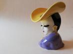 Vintage "lady head" vaas Japan, Ophalen of Verzenden, Gebruikt