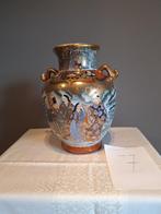 Japanse vaas in Satsuma-stijl (07), Antiek en Kunst, Ophalen