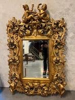 Barokke houten spiegel, Antiquités & Art, 50 à 100 cm, 100 à 150 cm, Enlèvement ou Envoi