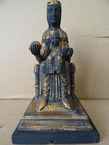 Mariabeeld Zwarte Madonna Santa Maria van Montserrat 15cm beschikbaar voor biedingen