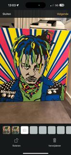 Pop Art Juice WRLD Canvas – 100 x 100 cm – Dalton Arts, Huis en Inrichting, Ophalen, 75 tot 100 cm, 75 cm of meer, Print