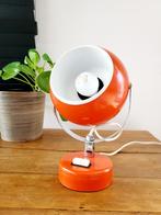 Space age eyeball tafellamp met oranje voet en Chrome afwerk, Antiek en Kunst, Ophalen of Verzenden