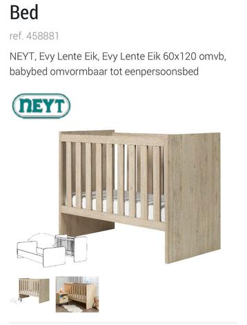 Lit bébé avec table à langer, Enlèvement, Comme neuf, Garçon ou Fille