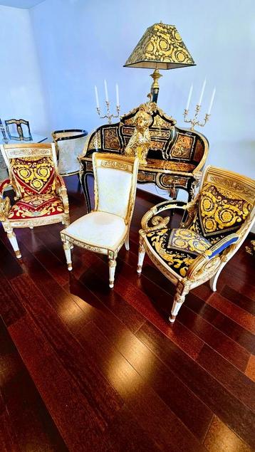 Versace - 3 Authentieke Gianni Versace stoelen beschikbaar voor biedingen