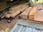 houten balken,houten bruggen,liggers, Doe-het-zelf en Bouw, Hout en Planken, Ophalen, Zo goed als nieuw, 300 cm of meer, Balk