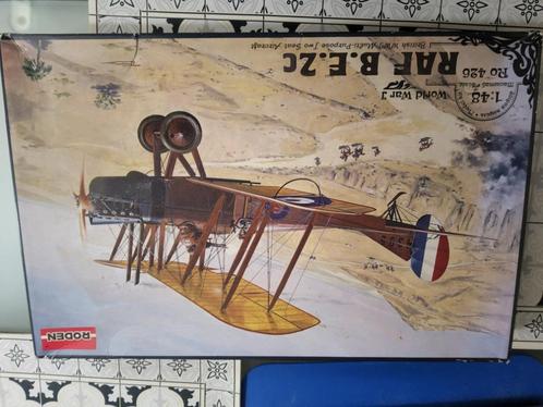 R.A.F B.E.2c 1/48 Roden, Hobby en Vrije tijd, Modelbouw | Vliegtuigen en Helikopters, Zo goed als nieuw, Vliegtuig, Groter dan 1:72