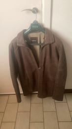 Dikke lederen jas in nieuwstaat maat 52, Kleding | Heren, Jassen | Winter, Ophalen of Verzenden, Zo goed als nieuw, Maat 52/54 (L)