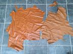 2 vellen camel leder, Ophalen of Verzenden, Zo goed als nieuw