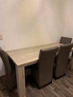 Eettafel 4 stoelen, Huis en Inrichting, Complete eetkamers, Ophalen, Zo goed als nieuw