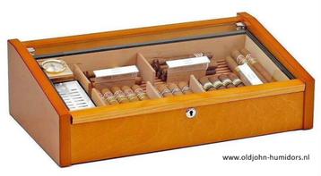 H168MH ADORINI  HUMIDOR VEGA DELUXE MAHONIE tbv 100 SIGAREN beschikbaar voor biedingen