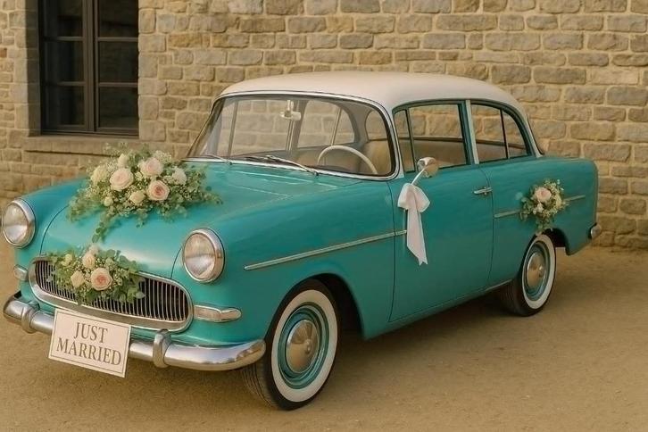 Oldtimerverhuur, bruiloft met chauffeur, Diensten en Vakmensen, Verhuur | Auto en Motor, Trouwauto, Met chauffeur