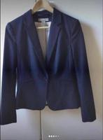 Marine blauw kort jasje type blazer., Vêtements | Femmes, Vestes & Costumes, Enlèvement ou Envoi, Taille 36 (S), H&M., Comme neuf