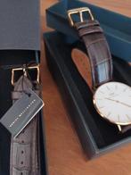 Horloges heren daniel wellington ( classic york), Overige merken, Overige materialen, Leer, Polshorloge