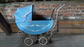 jaren 50-60 vintage poppenwagen, Enlèvement ou Envoi