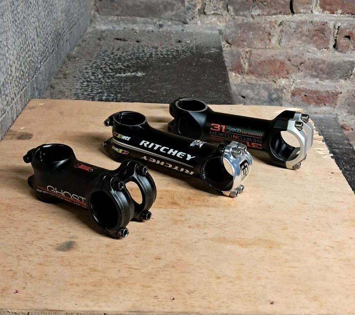 1 1/8 hanger en stelen, Fietsen en Brommers, Fietsonderdelen, Gebruikt, Racefiets, Stuur, Ophalen of Verzenden