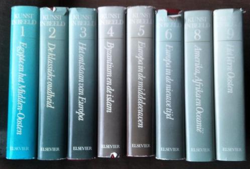 Serie Kunst in beeld - Elsevier - 8 delen, Boeken, Kunst en Cultuur | Beeldend, Ophalen of Verzenden