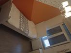 Tienermeisje bed, Huis en Inrichting, Slaapkamer | Bedden, Ophalen, 90 cm, Eenpersoons, Wit