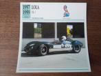 Lola - Edito Service kaarten auto bouwperiode 1957-1984, Ophalen of Verzenden, Zo goed als nieuw, Auto's