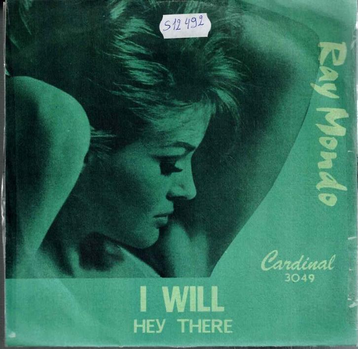 Vinyl, 7"   -   Ray Mondo   – I Will / Hey There, Cd's en Dvd's, Vinyl | Overige Vinyl, Overige formaten, Ophalen of Verzenden