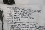US „Trousers Shell Field M-1951" (Mint) (1951), Verzenden, Landmacht, Kleding of Schoenen