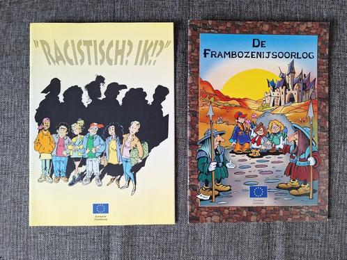 Sergio Salma Wilinski Europese Unie - 2 promostrips (1998), Boeken, Stripverhalen, Gelezen, Meerdere stripboeken, Ophalen of Verzenden