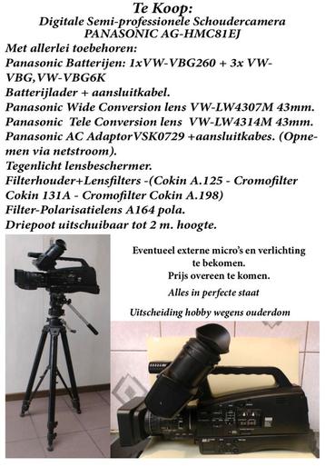 Camera Panasonic beschikbaar voor biedingen
