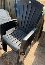 4 tuin stoelen Jardin (stapelbaar), Tuin en Terras, Tuinstoelen, Ophalen, Gebruikt, Stapelbaar