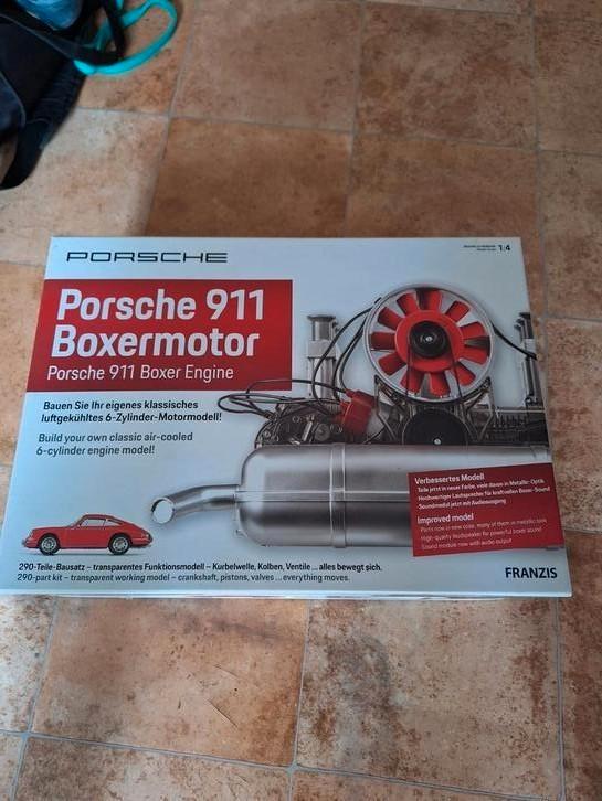 Porsche 911-motor (1/4 model), Hobby en Vrije tijd, Modelbouw | Auto's en Voertuigen, Zo goed als nieuw, Ophalen of Verzenden