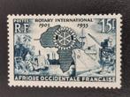 Frans West-Afrika 1955 - Rotary - landkaart - tractor, Postzegels en Munten, Ophalen of Verzenden, Overige landen, Postfris