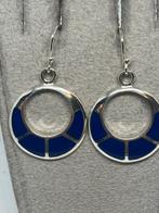 Zilveren oorbellen met lapis lazuli, Handtassen en Accessoires, Blauw, Nieuw, Ophalen of Verzenden, Met edelsteen