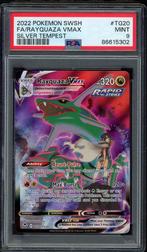 Rayquaza VMAX [Full Art] PSA 9 - TG20/TG30 - Silver Tempest, Verzenden, Zo goed als nieuw, Losse kaart